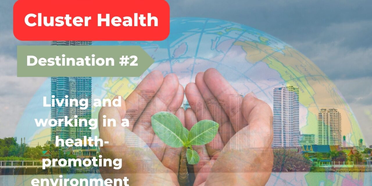 CLUSTER 1 – HEALTH | Destination #2: Living and working in a health-promoting environment